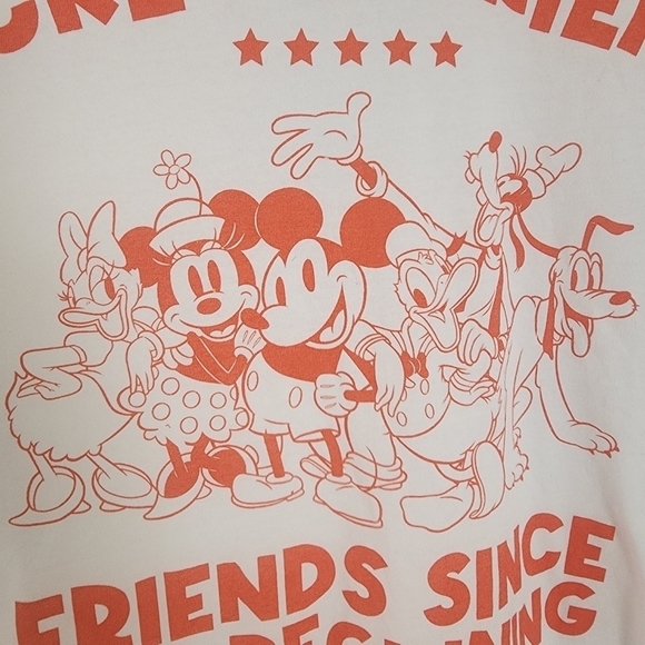 NWOT Disney Mickey Mouse and Friends White  Medium Large - Picture 6 of 9
